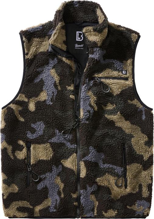 Brandit Teddyfleece Weste Grösse S Farbe Dunkles Tarnmuster (S)