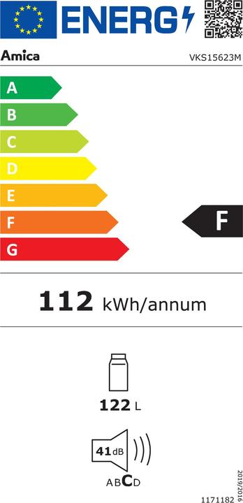 Energy Label Amica VKS 15623-1 M (120 l)