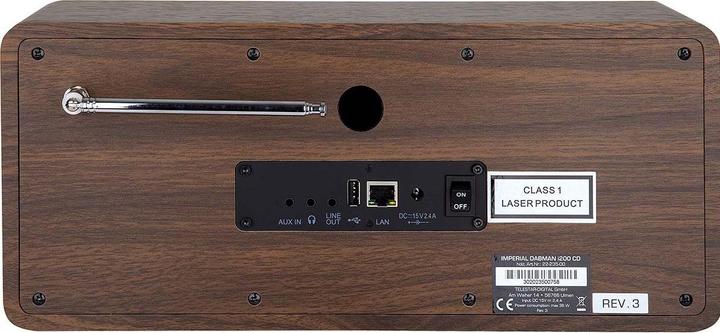 Actual product image Imperial Dabman i200 CD (Web radio, DAB+, VHF, FM, Bluetooth, Wi-Fi)