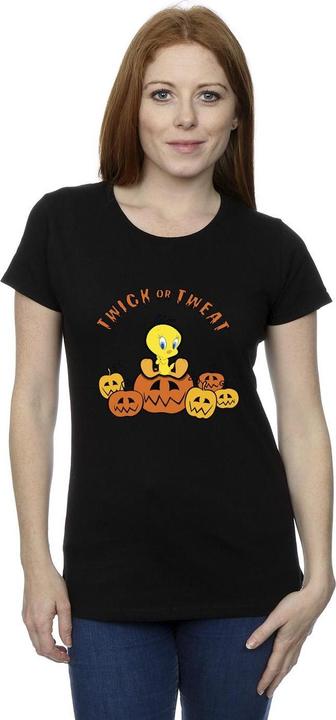 Actual product image Looney Tunes Womens/Ladies Twick Or Tweat Cotton T-Shirt (XL)