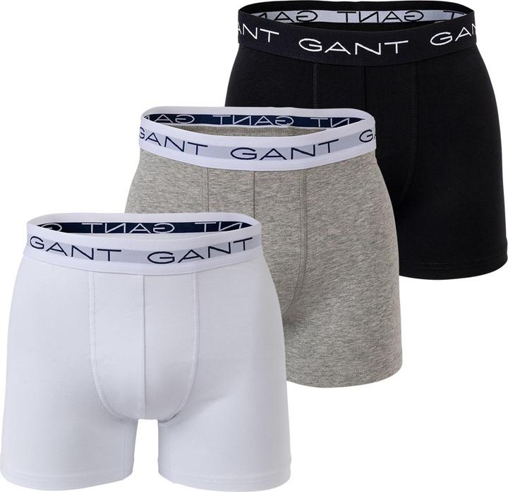 GANT Boxershort Casual Bequem sitzend (S, 3er Pack)