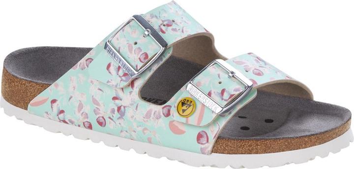 Produktbild Birkenstock Sandale Arizona ESD Gr.39 flower field mint Birko Flor EN 61340 (39)