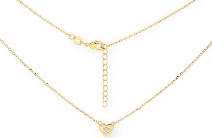 Produktbild Carat Hearts (Messing Plaqué Or, 42 cm)