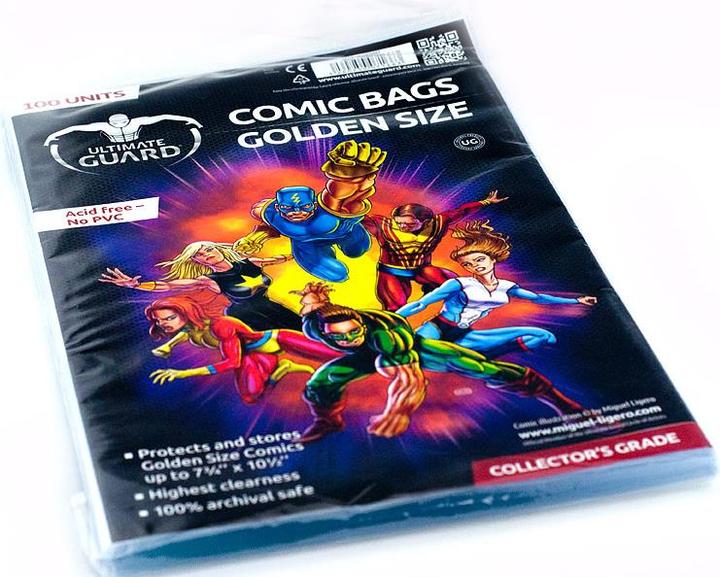 Produktbild Ultimate Guard Comic Bags Golden Size (100)