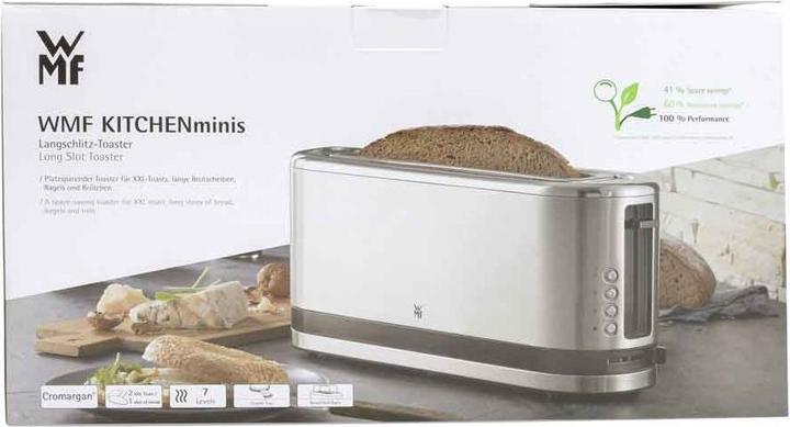 Actual product image WMF KITCHENminis long slot toaster 2-slice with bread roll attachment