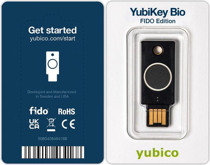 Actual product image Yubico YubiKey Bio-FIDO Edition
