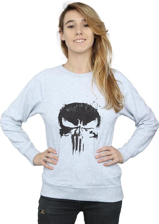 Actual product image Womens/Ladies The Punisher TV Skull Logo Sweatshirt (XL)