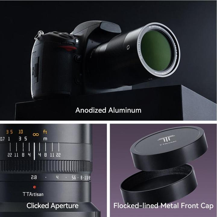 Actual product image TTArtisan Macro 100mm F2.8 GFX (C-mount, full size)