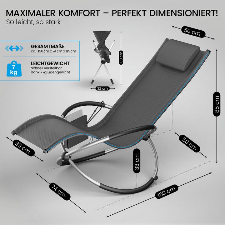 Actual product image Eloneo Relax-Schaukelliege (157 cm)