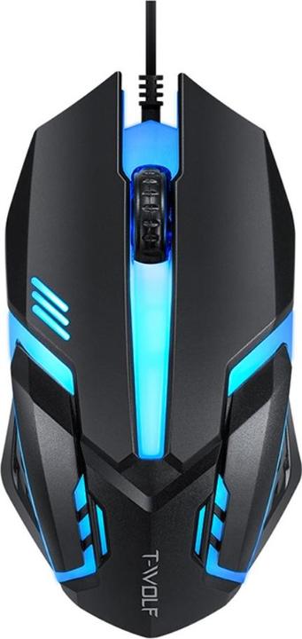 Image du produit Apfelkiste Combo de jeu 4 en 1 : souris, casque, clavier et tapis de souris - RGB QWERTY (Noir) (ING. Int., Filaire)