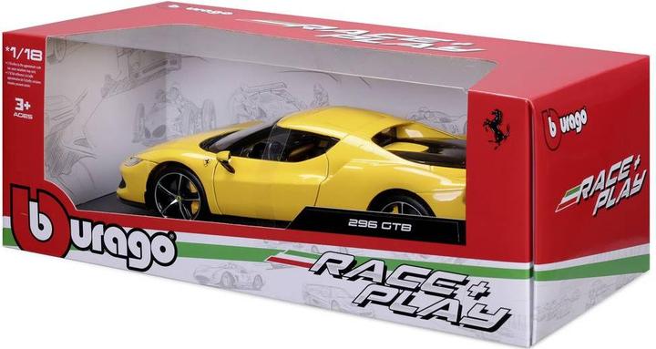Immagine prodotto Bburago Ferrari R&P 296 GTB 1/18 giallo