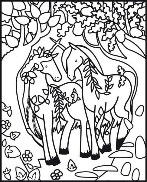 Actual product image My Colour Magic Colouring Book: Unicorns