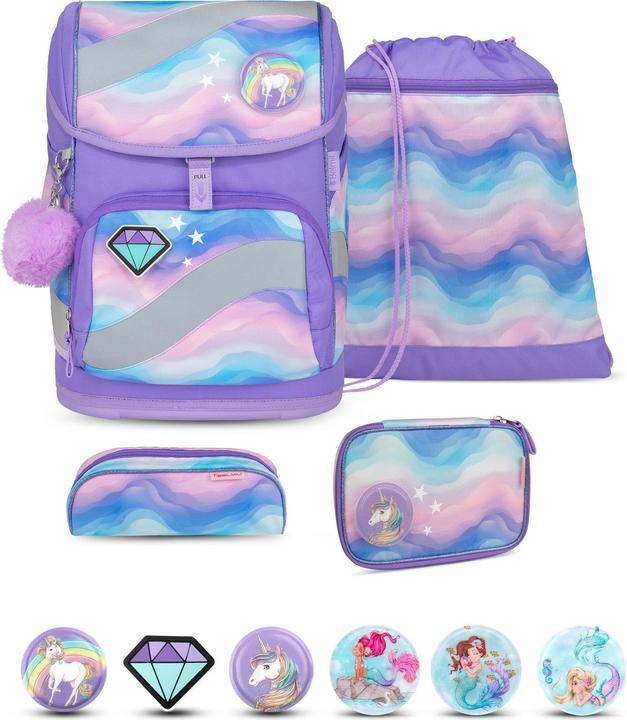 Belmil SMARTY Schulrucksack-Set Rainbow Land (20 l)