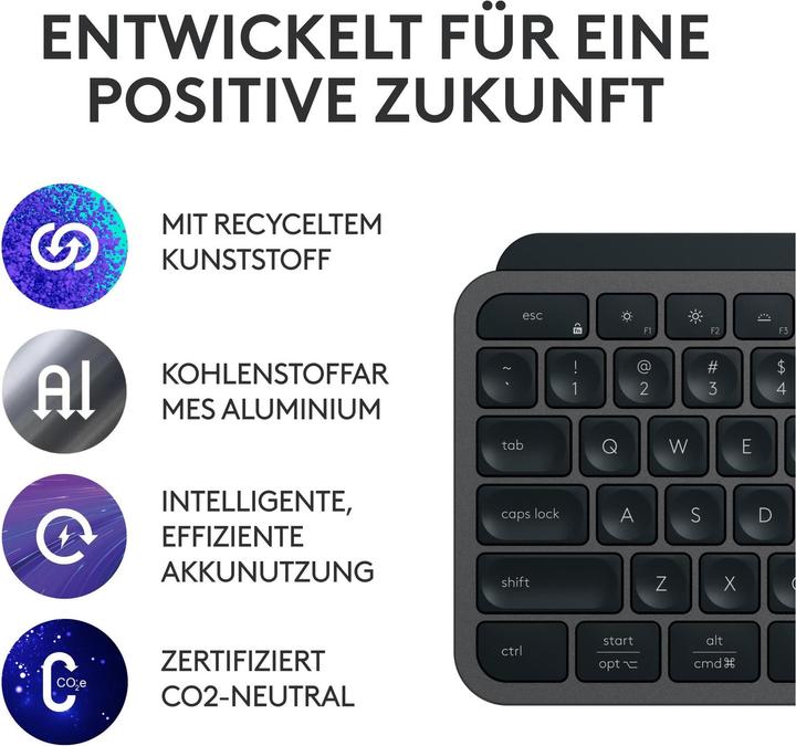 Actual product image Logitech MX Keys S (TR, Wireless)