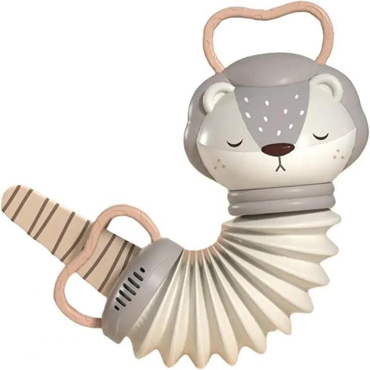 Actual product image Activity Board Cartoon Deer Accordion Baby Musical Toy Early Learning Instrument Electronic Vocal Toy