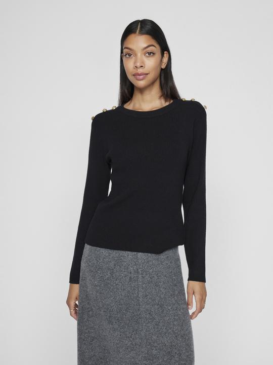 Actual product image Vila Round neck top with long sleeves (XXL)