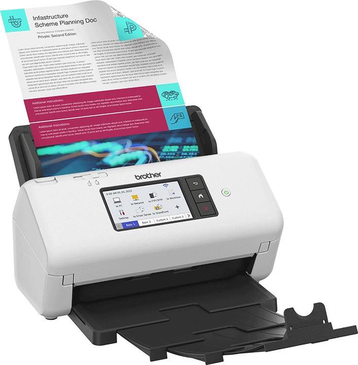 Immagine prodotto Brother Scanner documentale professionale ADS-4700W a colori, senza fili (LAN, USB, WiFi)