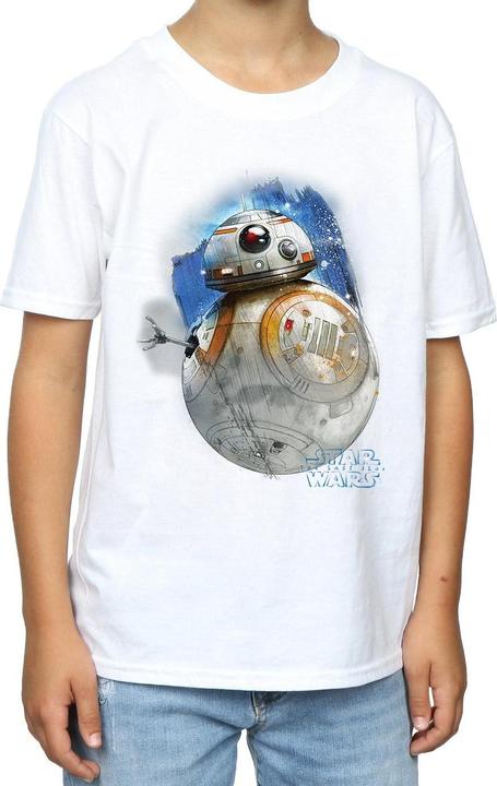Actual product image Star Wars Boys The Last Jedi BB-8 Brushed T-Shirt (128)