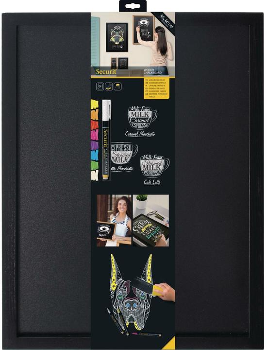 Actual product image Securit Woody (Blackboard, 40 x 60 cm)