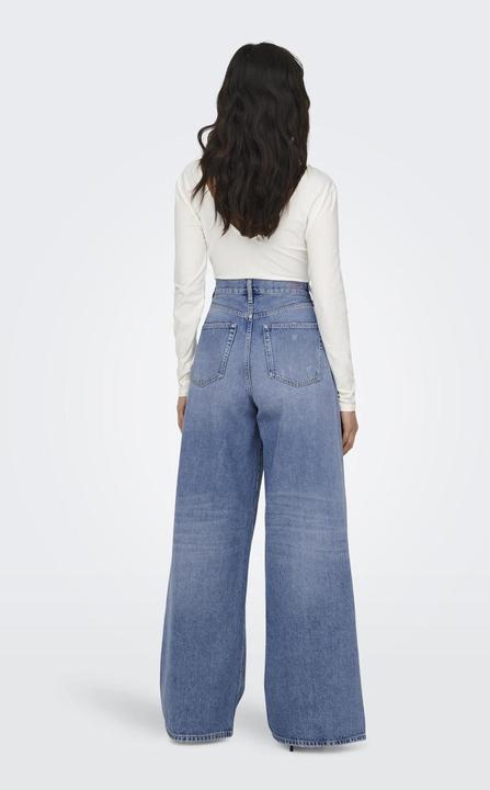 Actual product image Only Wide leg cut High waist jeans Wide cut jeans (31)