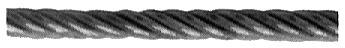 Actual product image Jakob Stainless steel wire ropes
