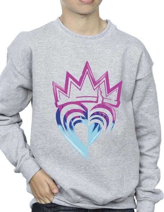 Actual product image Disney Boys Descendants Pink Crown Sweatshirt (152, 158)