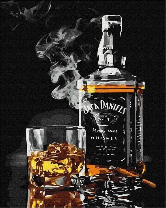 Image du produit Twoje Hobby Peinture par numéros - Jack Daniels 40x50cm