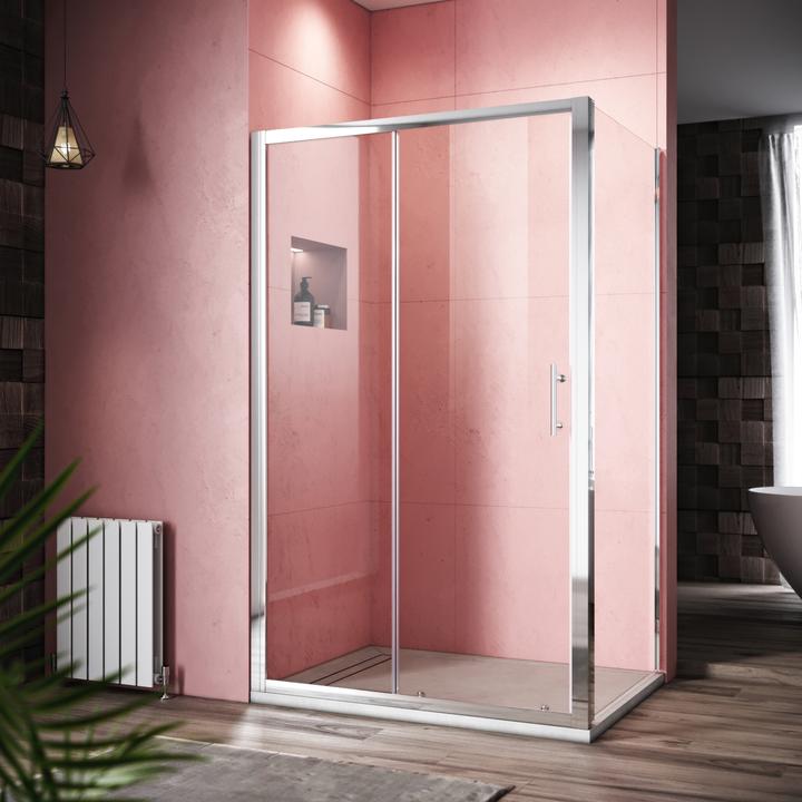 Immagine prodotto SONNI Cabina doccia 120x90cm Cabina doccia con porta scorrevole Cabina doccia (120 cm, 170 cm, 185 cm)