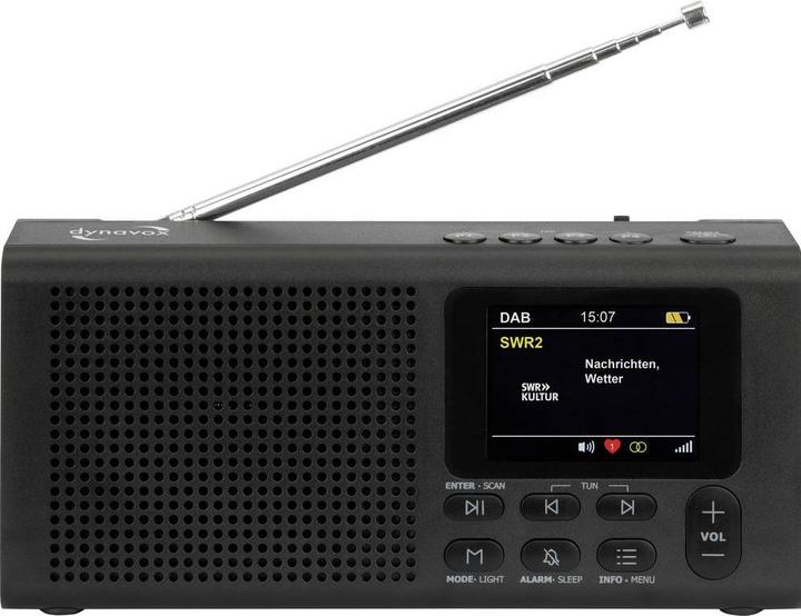 Produktbild Dynavox Weltempfänger DAB+, FM Bluetooth®, DAB+ Schwarz (FM, DAB+, Bluetooth)
