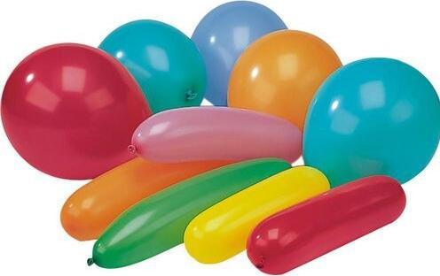 Actual product image Papstar Luftballons, Farben und Formen sortiert (20 x)