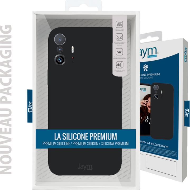 Actual product image Jaym Premium silicone case, Black Series (Samsung Galaxy A55)