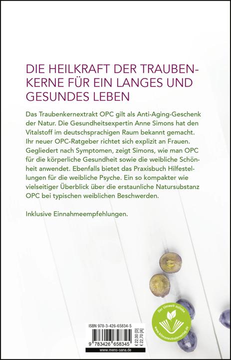 Actual product image Frauen leben länger mit OPC (German, Anne Simons, 2018)