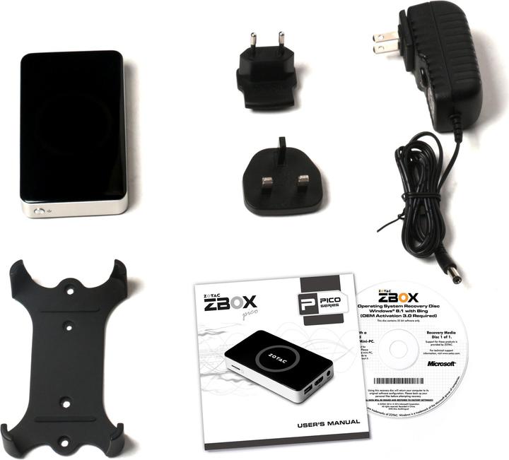 Produktbild Zotac ZBOX PI320 pico (Intel Atom Z3735F, 2 GB, 32 GB)