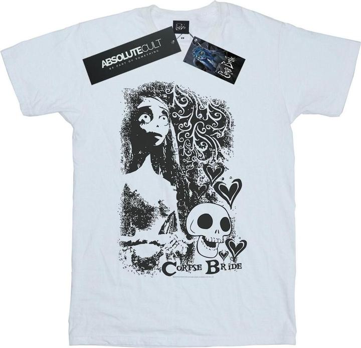 Produktbild Corpse Bride Skull Logo TShirt Mädchen (128)