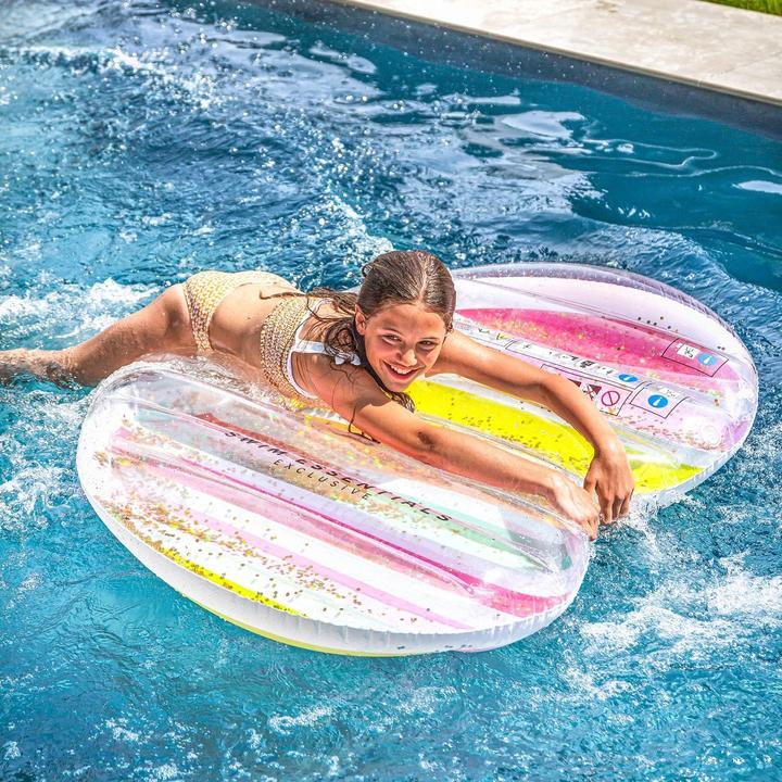 Produktbild Swim Essentials Luftmatratze Herz Rainbow 150x100cm