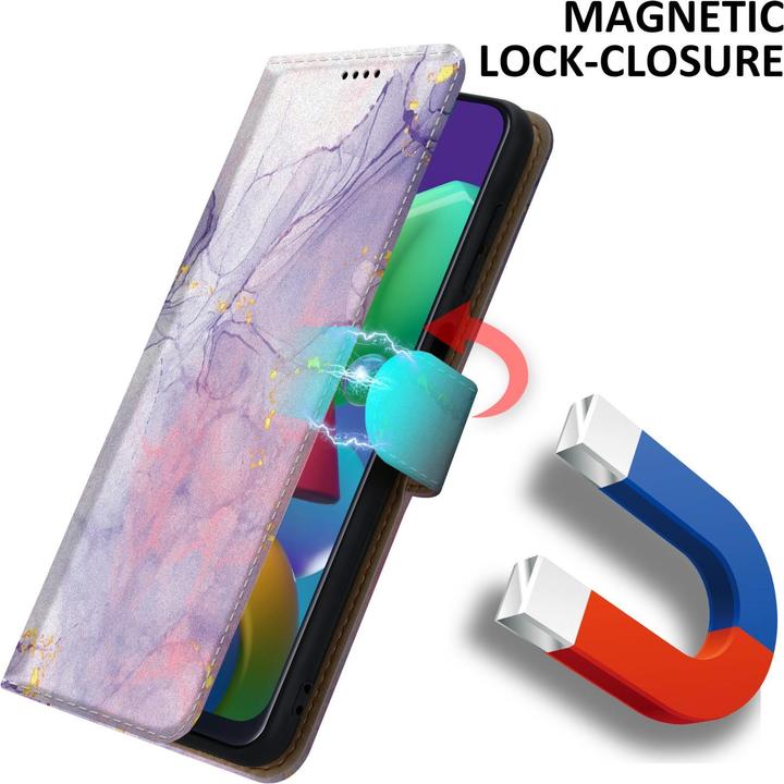 Produktbild Cadorabo Book Hülle mit Print für Samsung Galaxy M31 (Samsung Galaxy M31)
