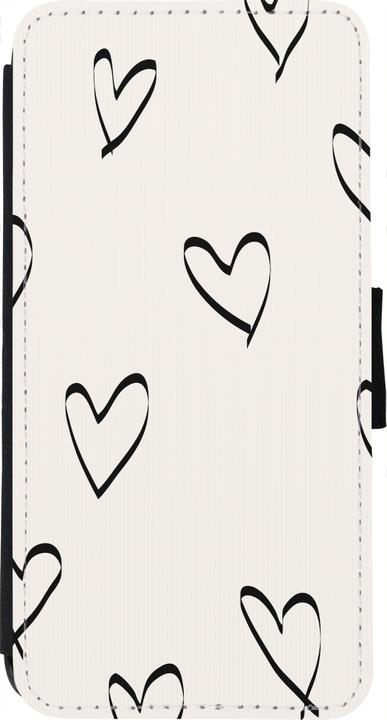 Immagine prodotto PhoneLook Coque Portafoglio noir San Valentino 2023 cuori minimalisti (Apple iPhone 7)