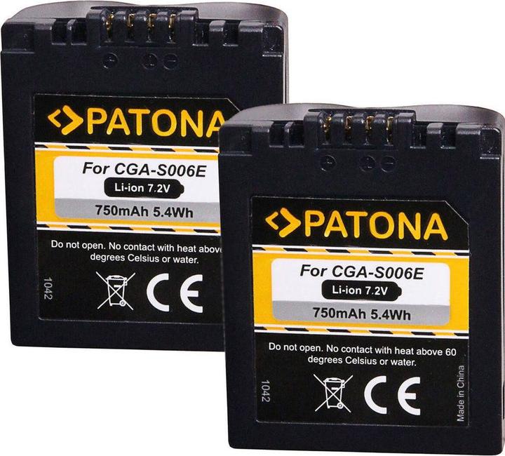 Immagine prodotto Patona Panasonic CGA-S006E (Accumulatore di carica elettrica)