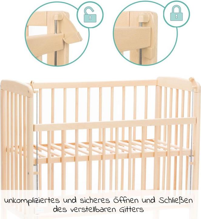 Actual product image Fillikid Nino co-sleeper