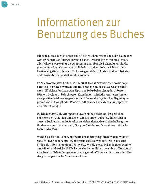 Immagine prodotto Akupressur - Das grosse Praxisbuch (Tedesco, Maitri Hillebrecht, 2023)