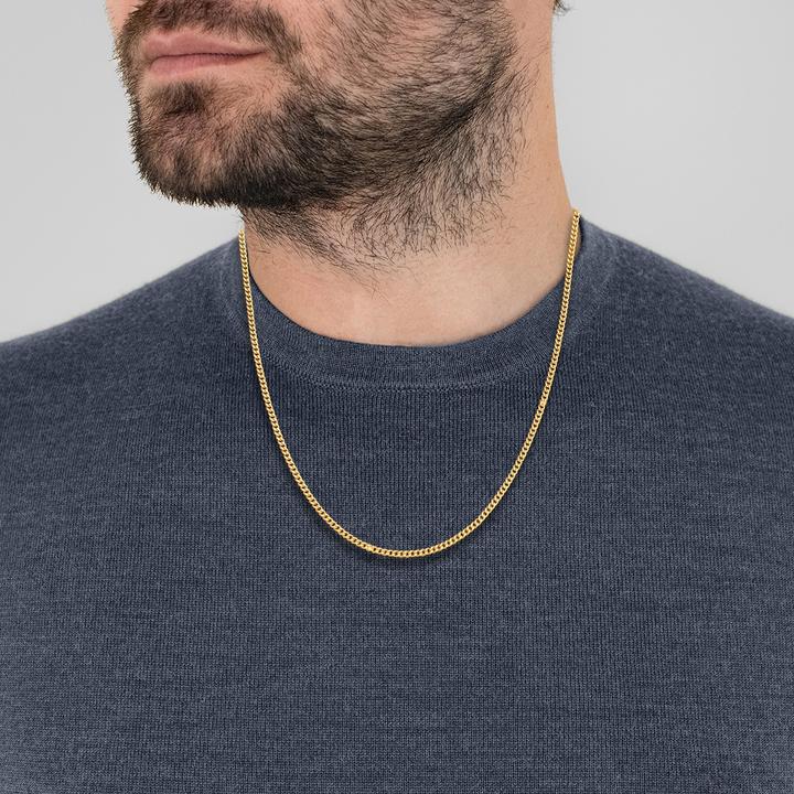 Produktbild True Rebels Herren Edelstahl Gelbgold 55,0 cm - 34176 (Edelstahl, 55 cm)