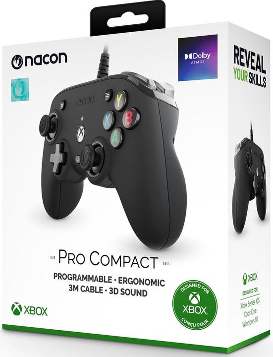 Immagine prodotto Nacon Gaming Controllore Pro Compact (Xbox Serie S, Xbox One S, PC, Xbox One X, Xbox Series X)