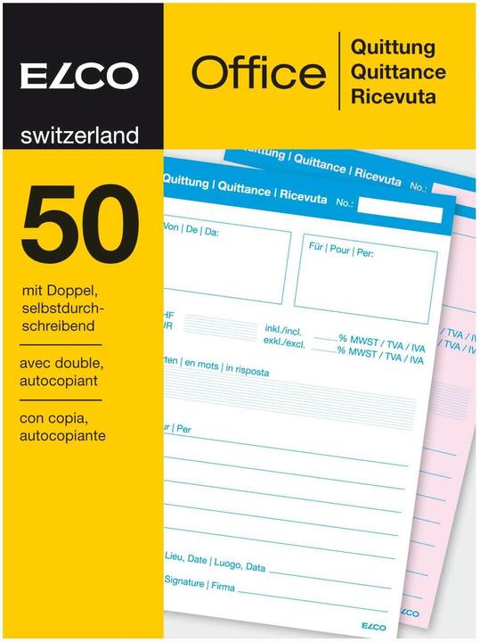 Immagine prodotto Elco Ricevuta (50 x)