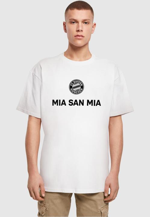 Produktbild FC Bayern München Mia San Mia Logo Heavy Oversized Tee - 115331 (3XL)