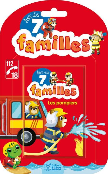 Immagine prodotto I pompieri: gioco di 7 famiglie (Francese)