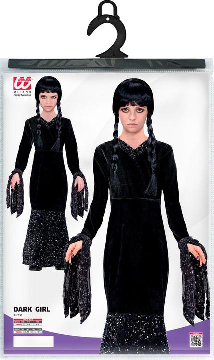 Actual product image Widmann Adams Family Wednesday ball gown costume (164)