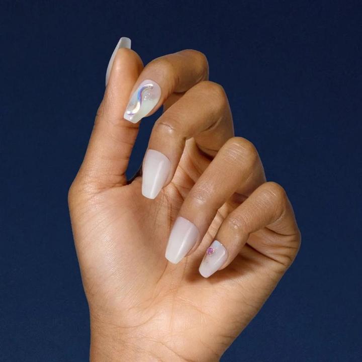 Actual product image KISS Gel nails Gel Fantasy Allure - Band of Colour 28 pcs (Artificial nails)