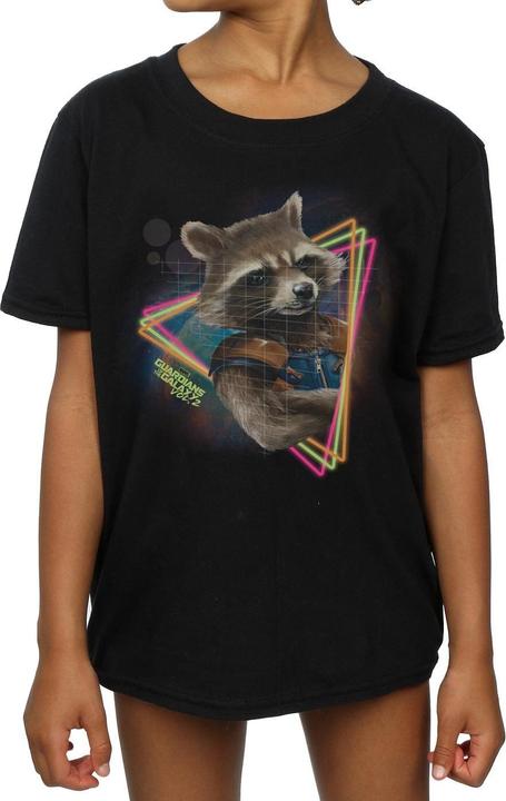 Image du produit Guardians of the Galaxy T-shirt en coton fluo Rocket Raccoon pour fille (152, 158)