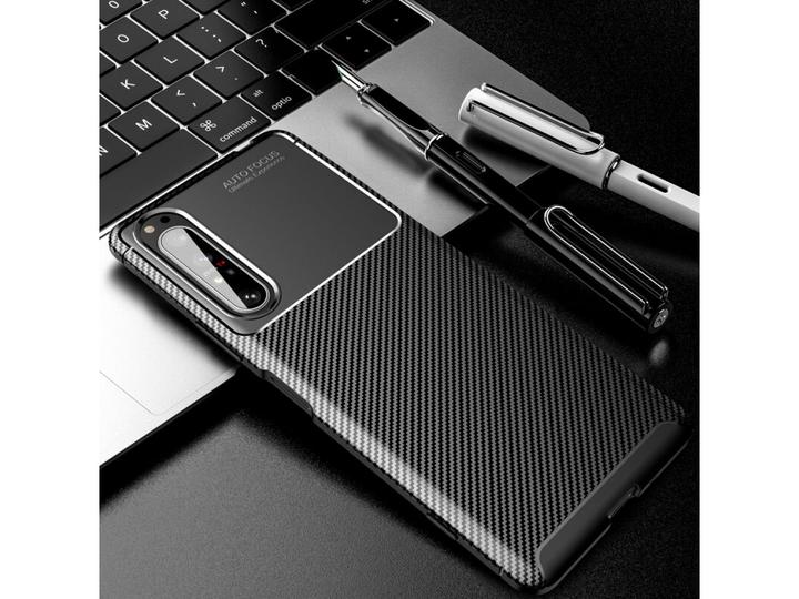 Image du produit Screenguard Sony Xperia 5 II Housse Design Carbone TPU Case (Sony Xperia 5 II)