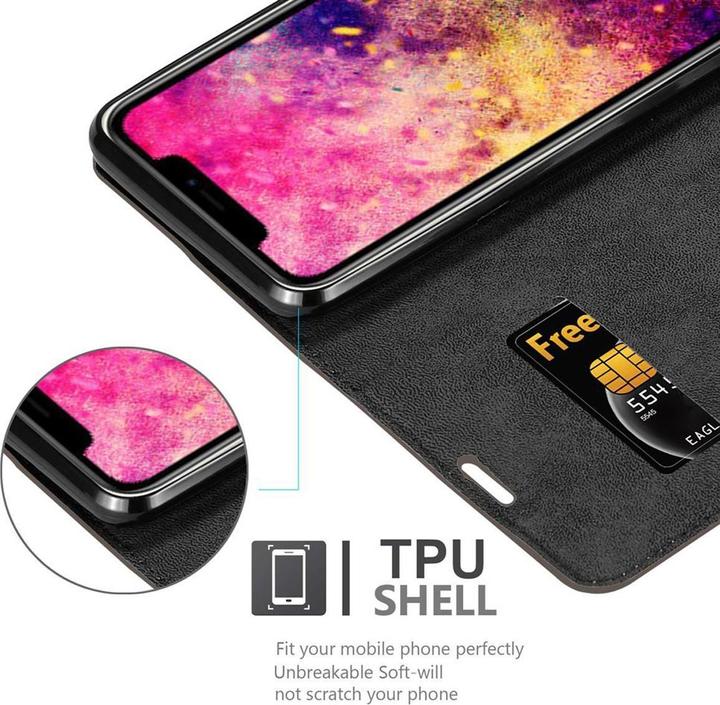 Produktbild Cadorabo Book Invisible Magnet Cover (Apple iPhone 12, Realme 12 Pro+)